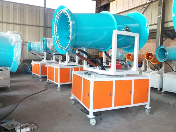 环保雾炮机-除尘喷雾机安装图片